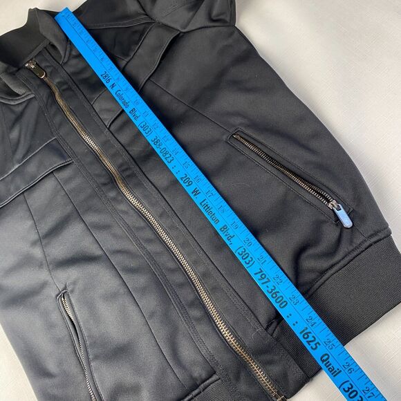 21 MEN Full Zip Sweatshirt BLACK JACKET! Tech Street Wear Sleek Jogger Sz M - Picture 8 of 16